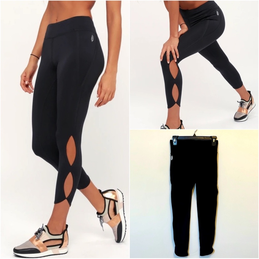 FREE PEOPLE MOVEMENT Black Leggings Sz Small